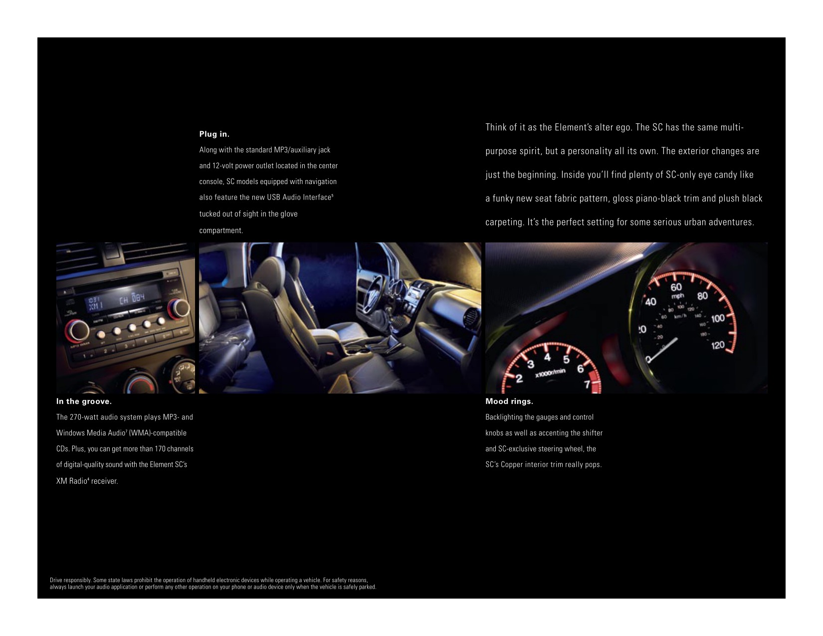 2009 Honda Element Brochure Page 8